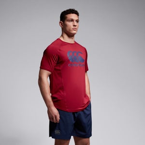 Mens Large Logo Superlight Tee Red