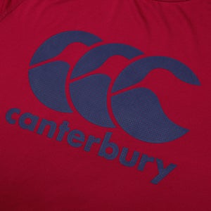 Mens Large Logo Superlight Tee Red