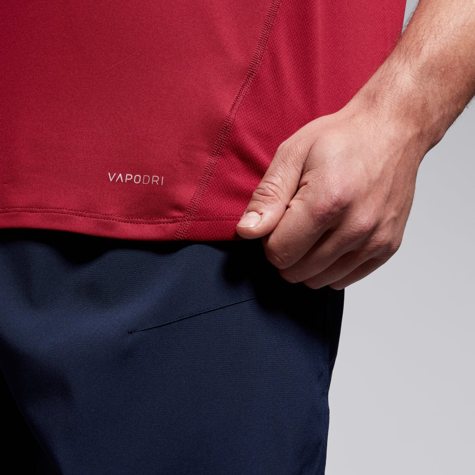 Mens Large Logo Superlight Tee Red