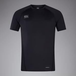 CANTERBURY SMALL LOGO SUPERLIGHT TEE AM BLACK