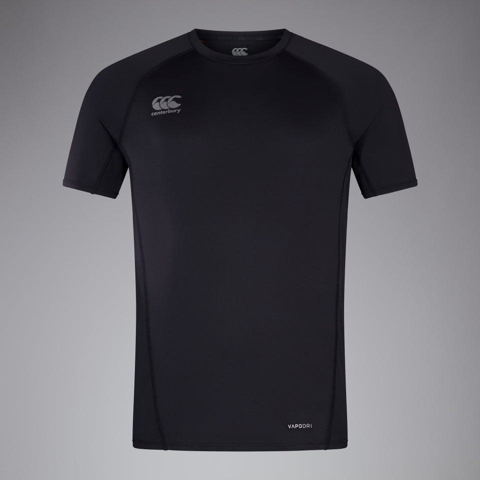 CANTERBURY SMALL LOGO SUPERLIGHT TEE AM BLACK