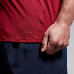 Mens Small Logo Superlight Tee Red