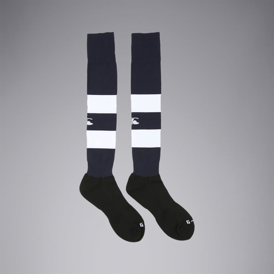 Unisex Club Hooped Sock Navy/White