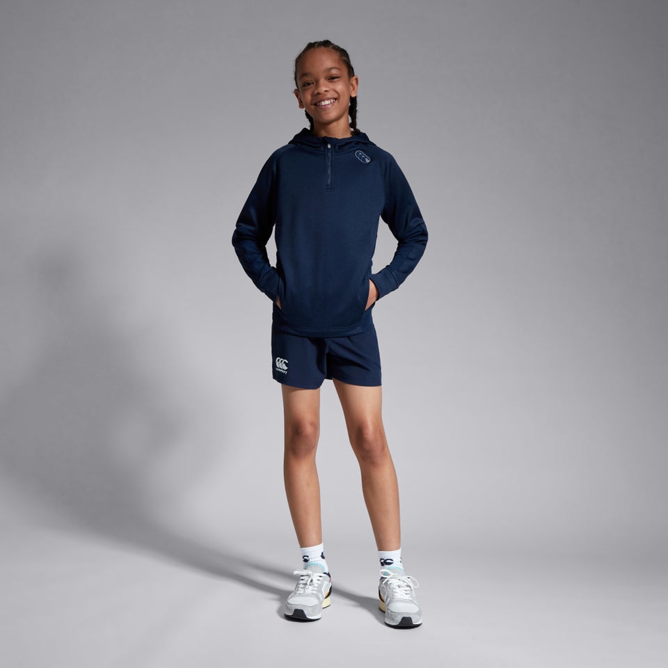 Junior Unisex Overhead Training Hoody Blue