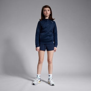 Junior Unisex Overhead Training Hoody Blue