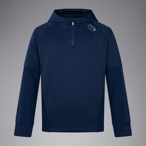 Junior Unisex Overhead Training Hoody Blue