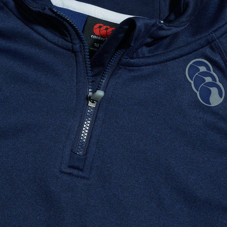 Junior Unisex Overhead Training Hoody Blue