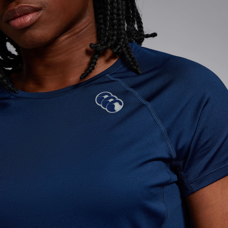 CANTERBURY SUPERLIGHT SS TEE W AF BLUE