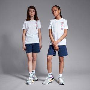 JUNIOR UNISEX SEASONAL COTTON TEE WHITE - AGE 10