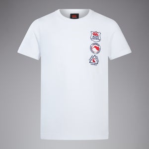 CANTERBURY COTTON SS TEE K JU WHITE