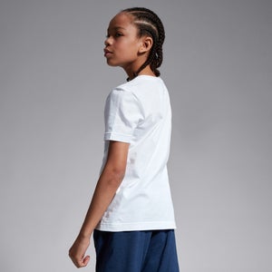 Junior Unisex Seasonal Cotton Tee White
