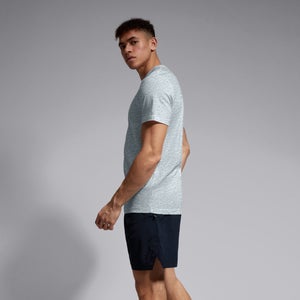 Mens Small Logo Cotton Tee Grey