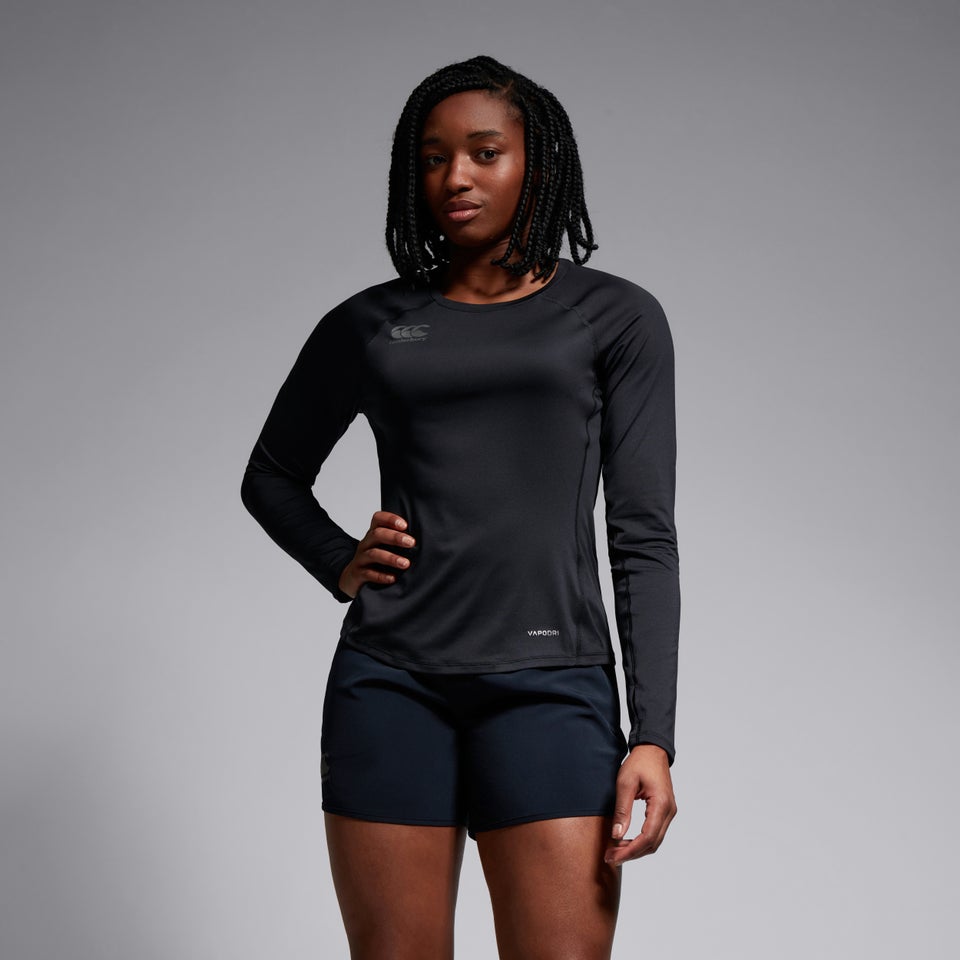 Womens Superlight Long Sleeve Tee Black