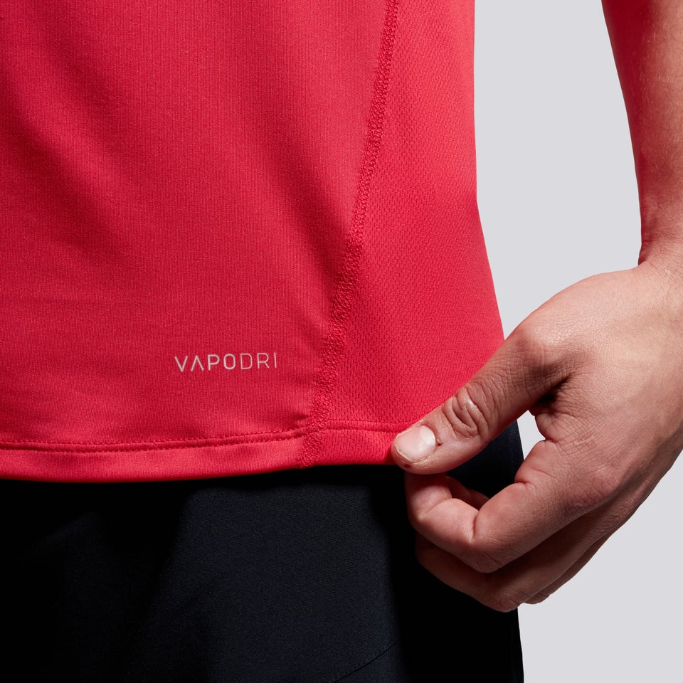 Mens Large Logo Superlight Tee Red