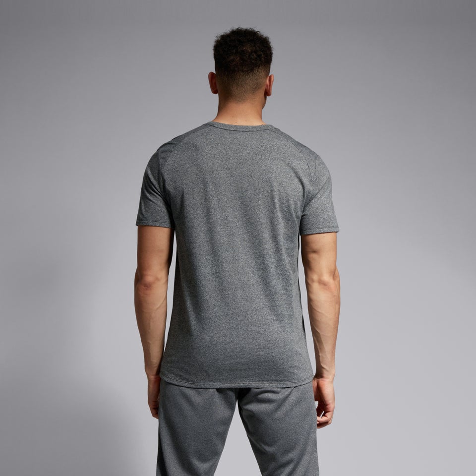 Mens Short Sleeve Training Tee Grey
