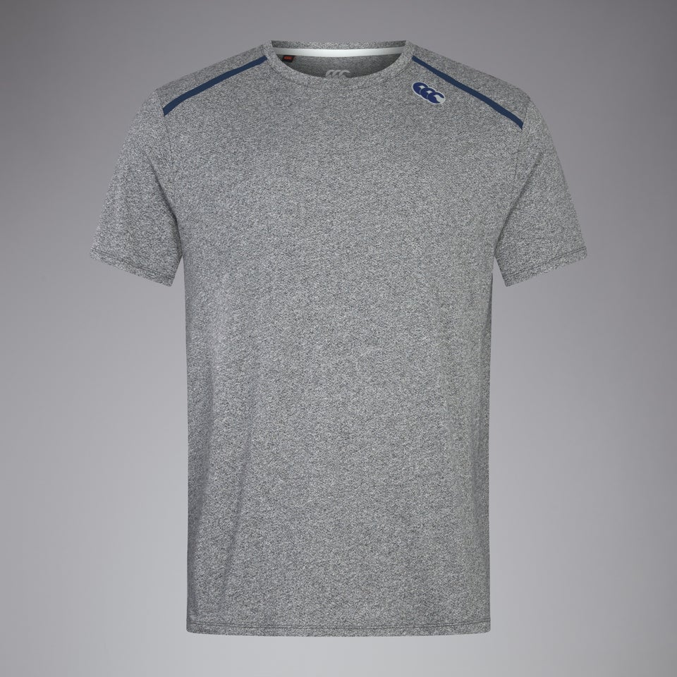 Mens Short Sleeve Training Tee Grey
