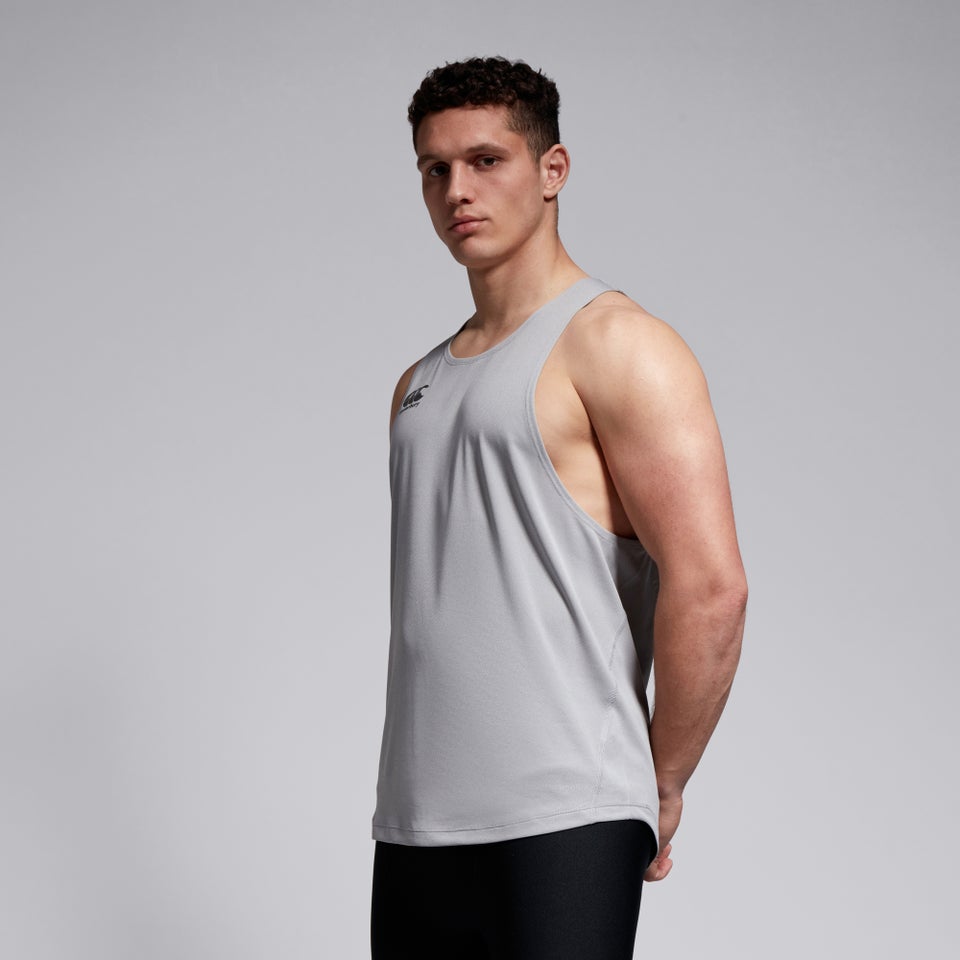 CANTERBURY SUPERLIGHT SINGLET AM GREY