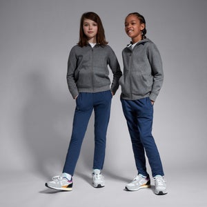 JUNIOR UNISEX FZ HOODY GREY - AGE 14