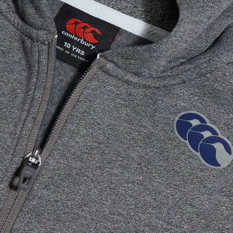 CANTERBURY FULL ZIP HOODY K JU GREY
