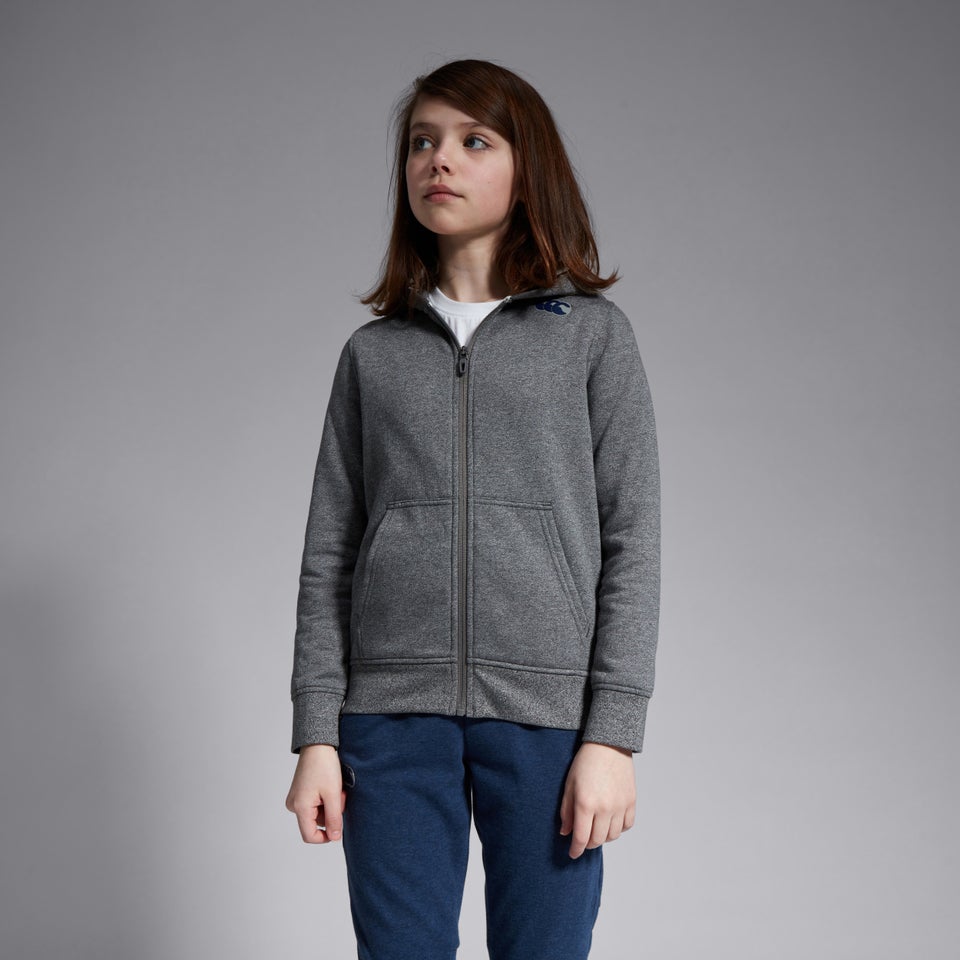 Junior Unisex FZ Hoody Grey