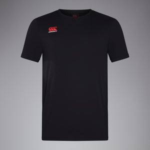 Mens Small Logo Cotton Tee Black