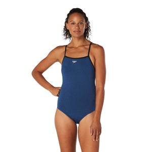Women's Heather Closed Back with Hydrobra Blue