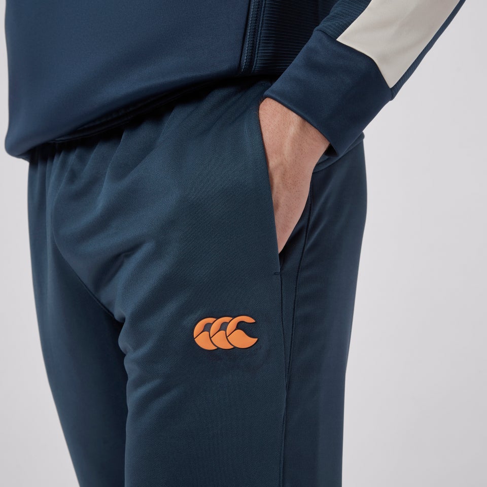 Mens Vapodri Poly Knit Pants Navy