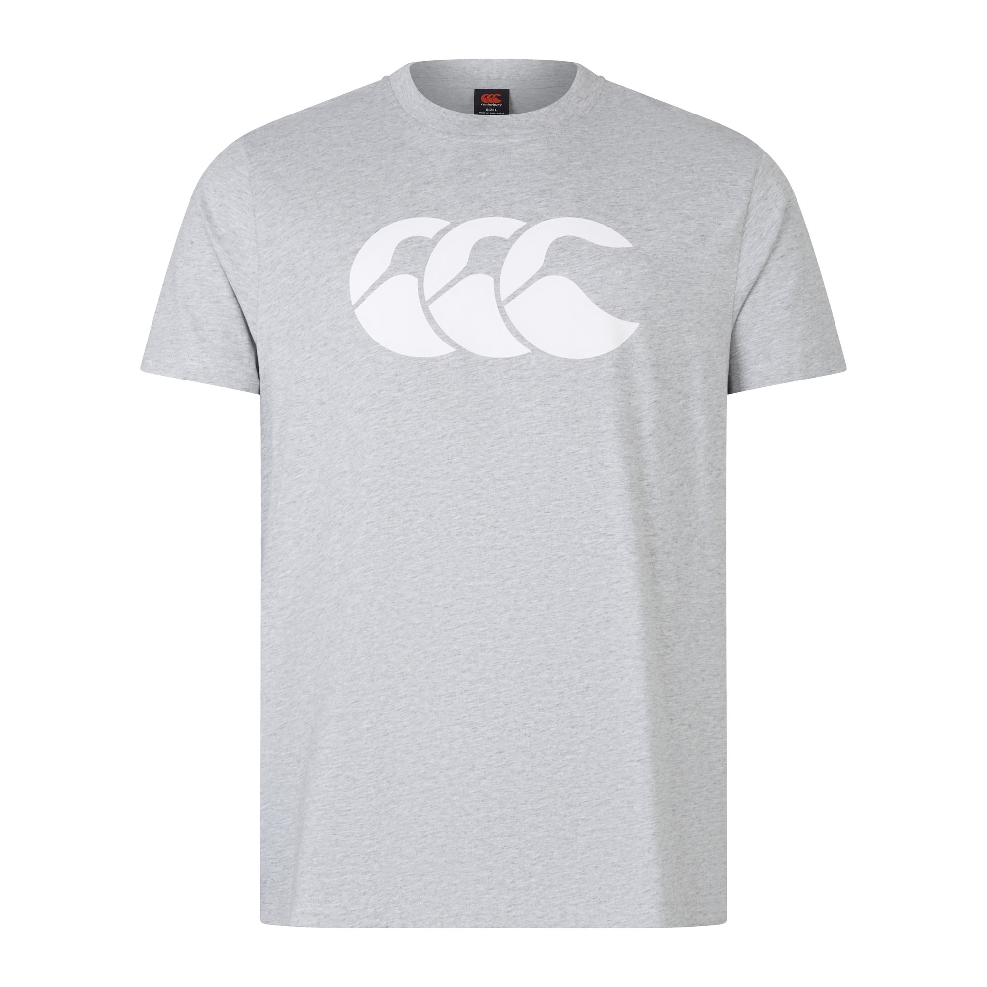 Mens CCC Cotton Logo Tee Grey
