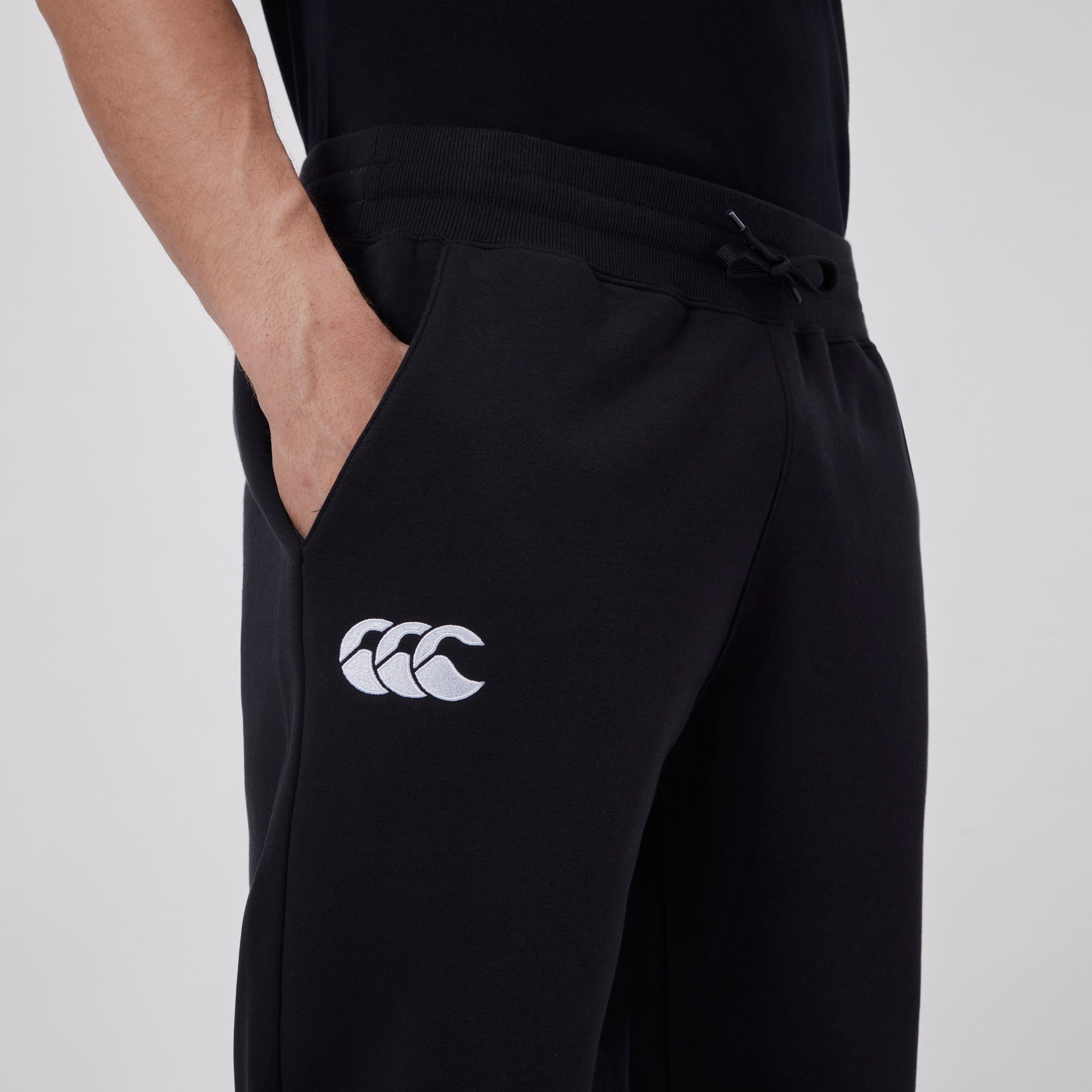 Mens CCC Leisure Sweatpant Black | Canterbury