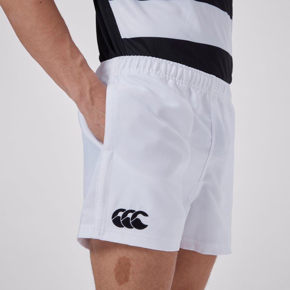 Mens Players Drill Short White