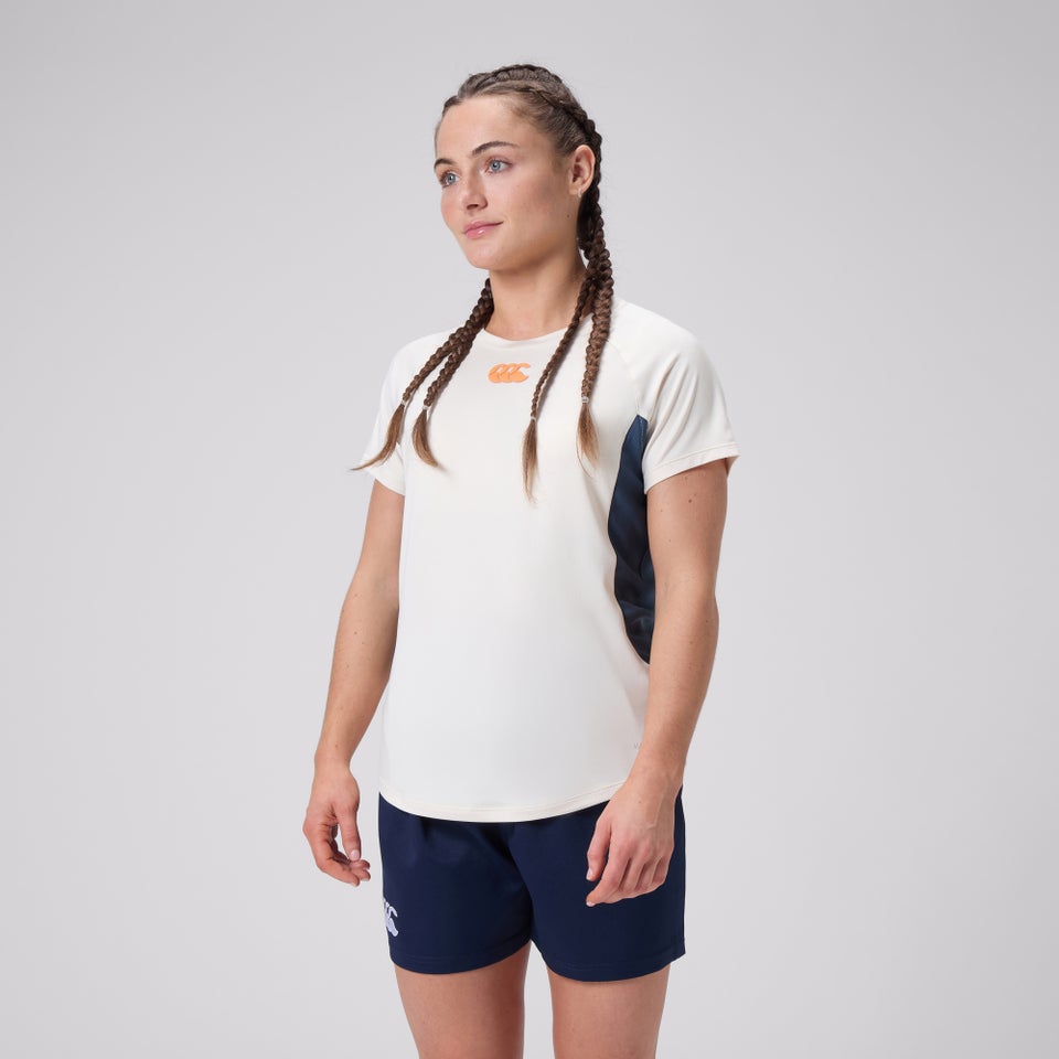 Womens Vapodri Graphic Superlight Tee Grey