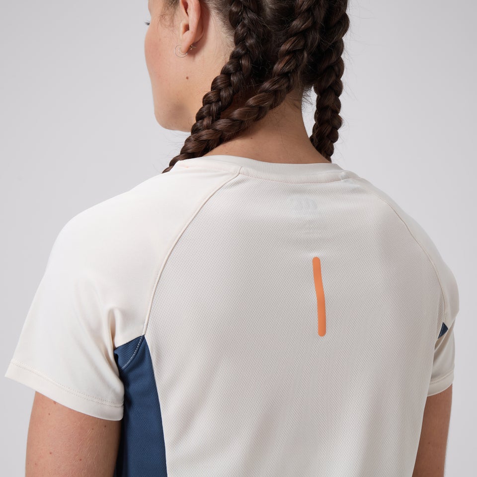 Womens Vapodri Graphic Superlight Tee Grey