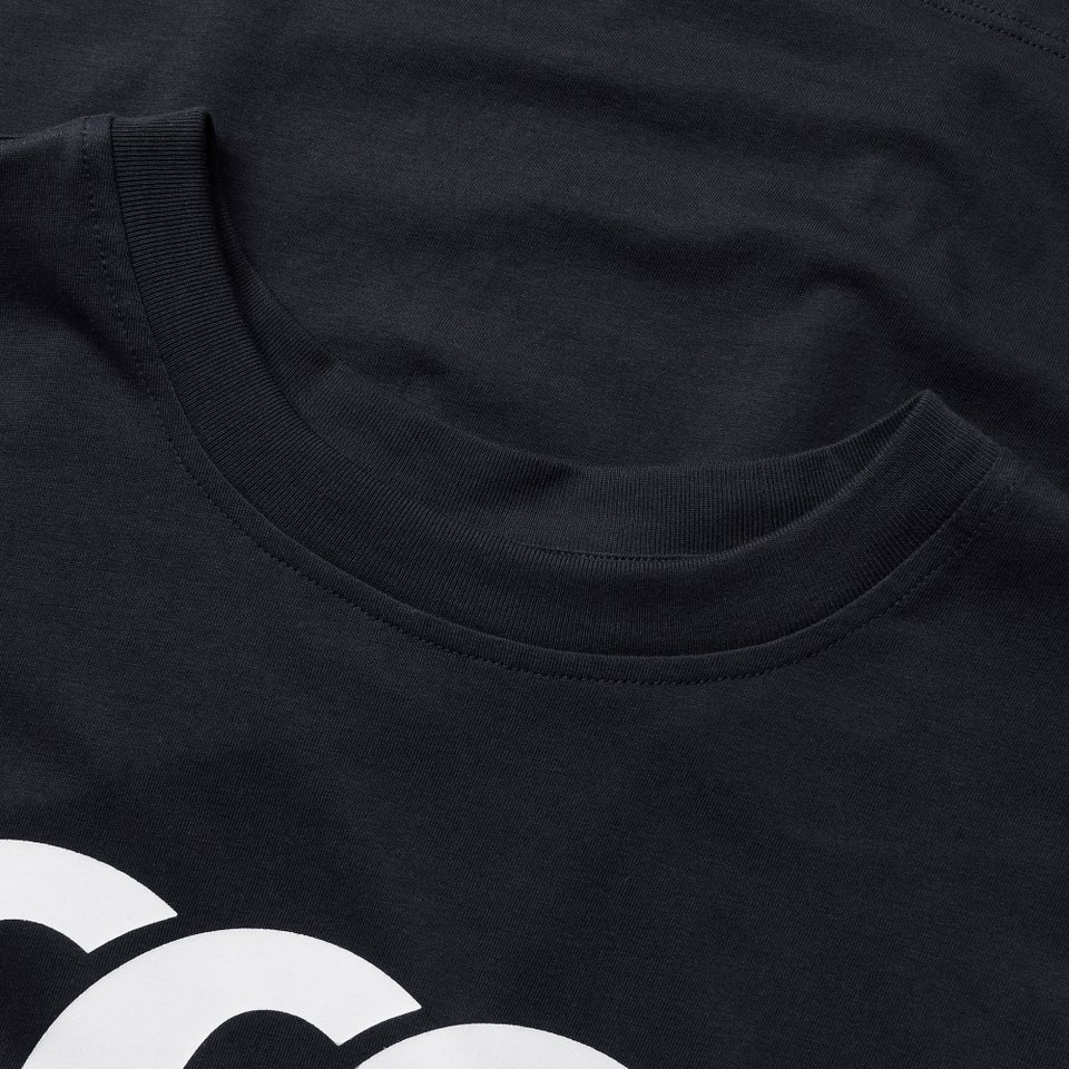 Mens CCC Cotton Logo Tee Black