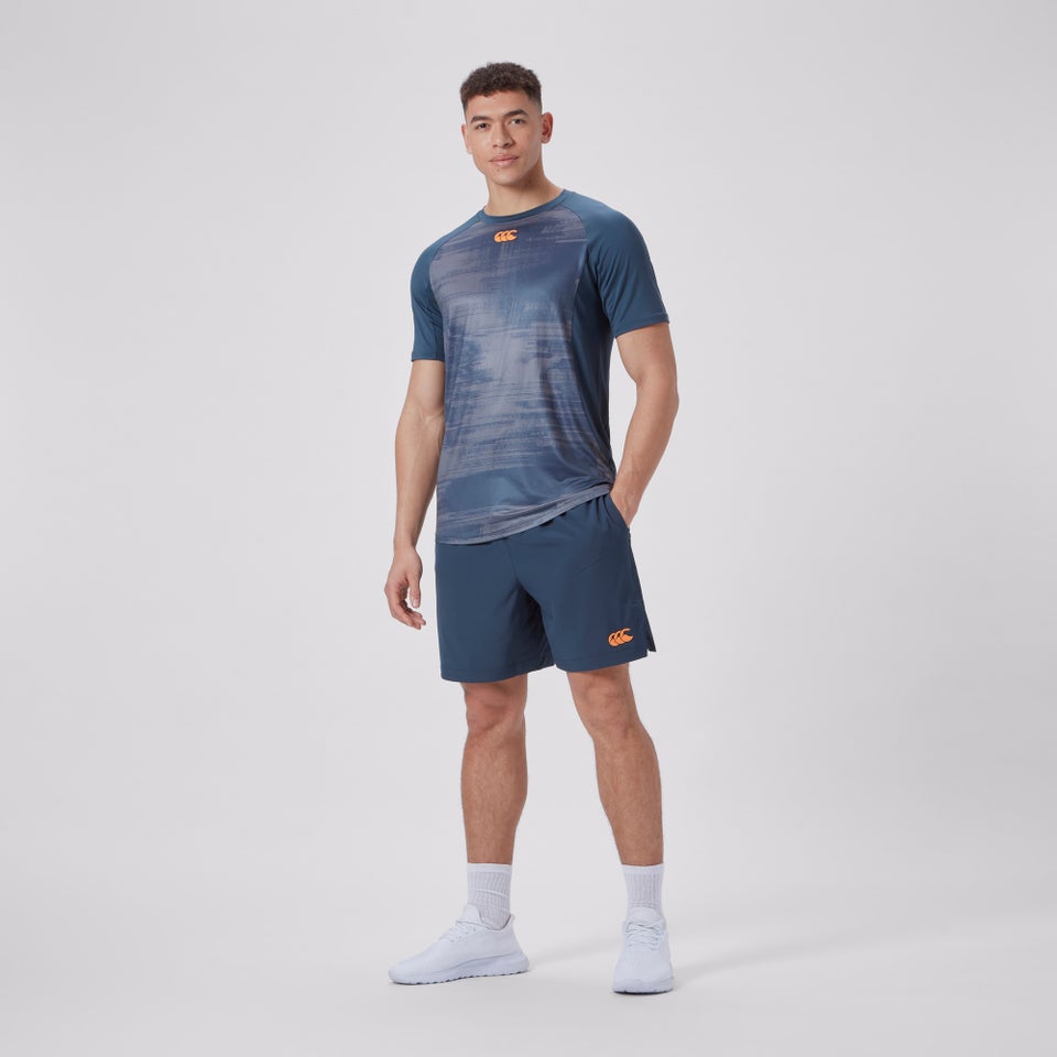 Mens Vapodri Graphic Superlight Tee Navy