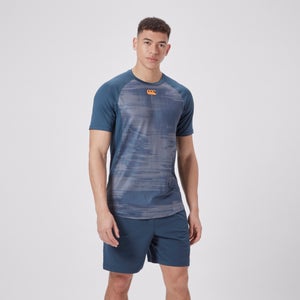 MENS VAPODRI GRAPHIC SUPERLIGHT TEE NAVY - XS