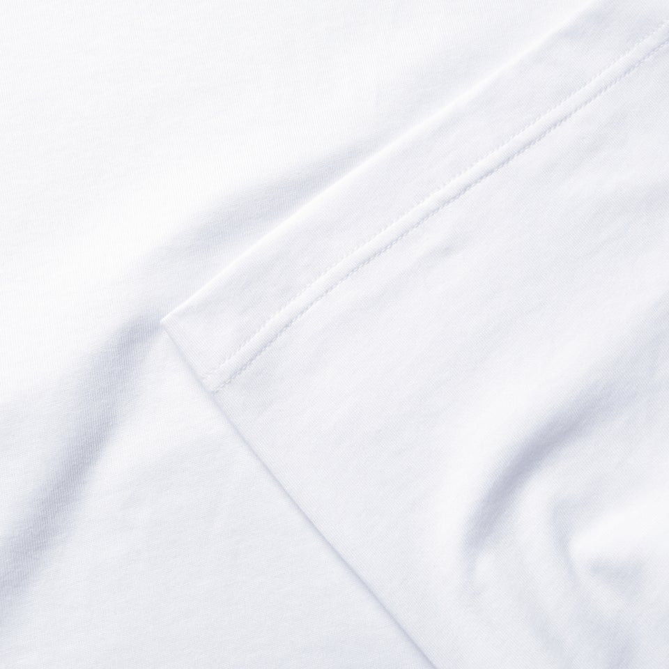Mens CCC Cotton Logo Tee White