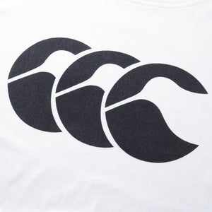 Mens CCC Cotton Logo Tee White
