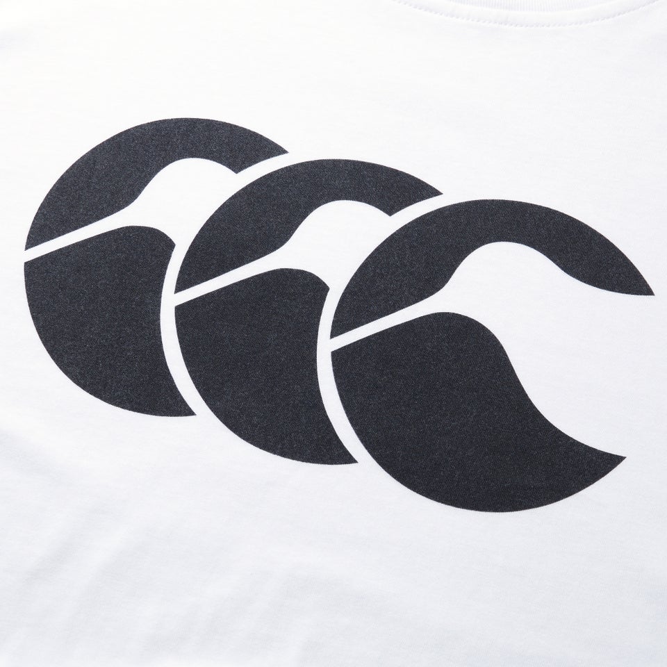 Mens CCC Cotton Logo Tee White