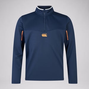 Mens 1/4 Zip Fleece Top Navy
