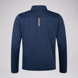 Mens 1/4 Zip Fleece Top Navy
