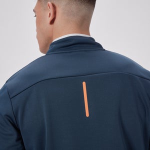 Mens 1/4 Zip Fleece Top Navy