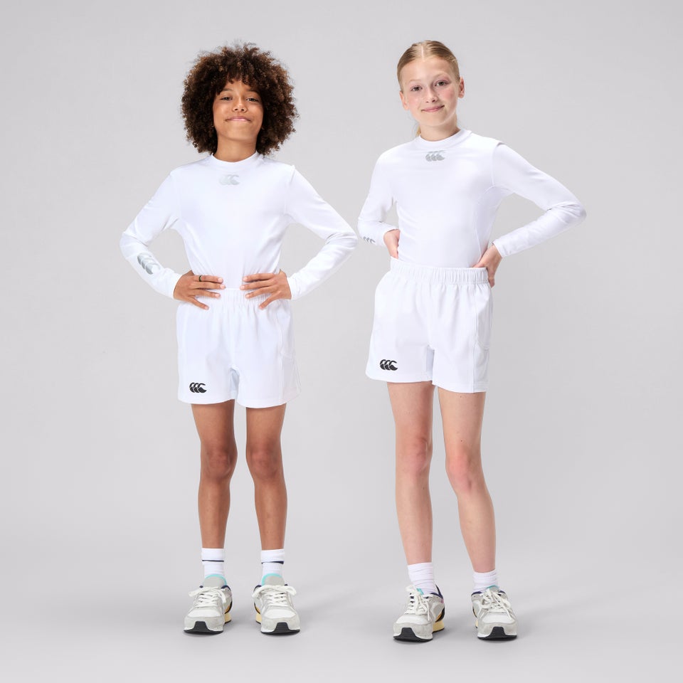 Junior Unisex Advantage Short 2.0 White