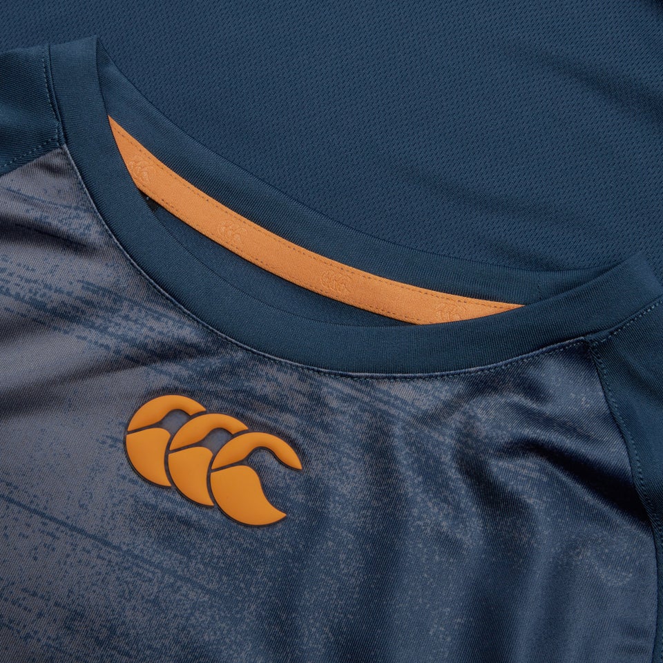 Junior Unisex Vapodri Graphic Superlight Tee Navy