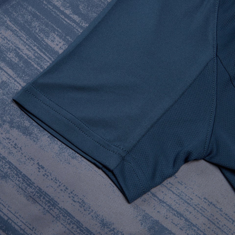 Junior Unisex Vapodri Graphic Superlight Tee Navy