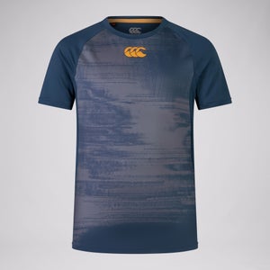 Junior Unisex Vapodri Graphic Superlight Tee Navy