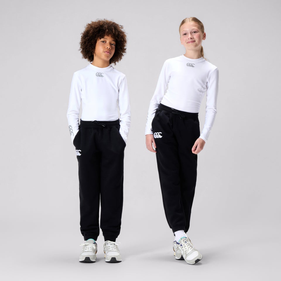 Junior Unisex Leisure Sweatpants Black