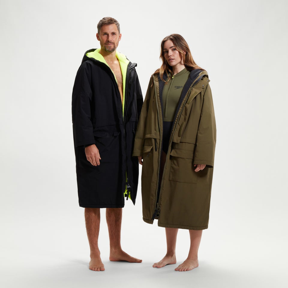 Adult Therma Change Robe Green/Black