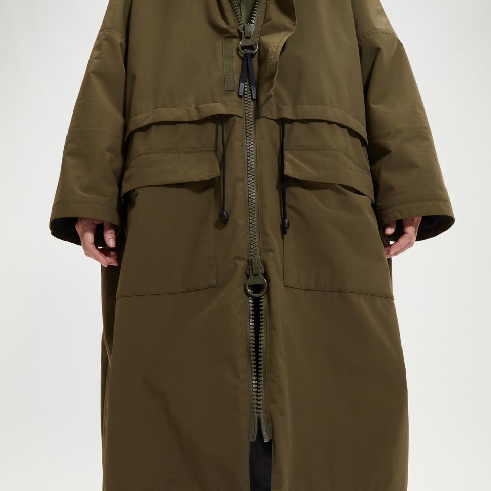 Adult Therma Change Robe Green/Black