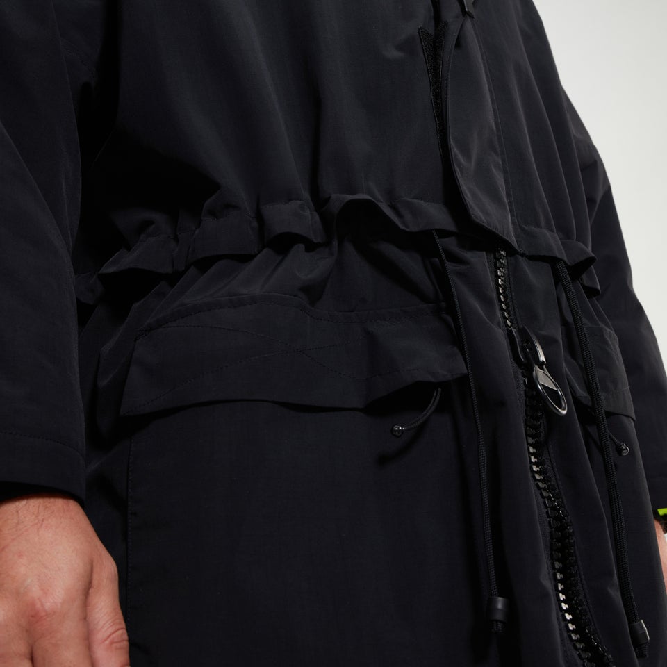 Unisex Change Robe Black/Yellow