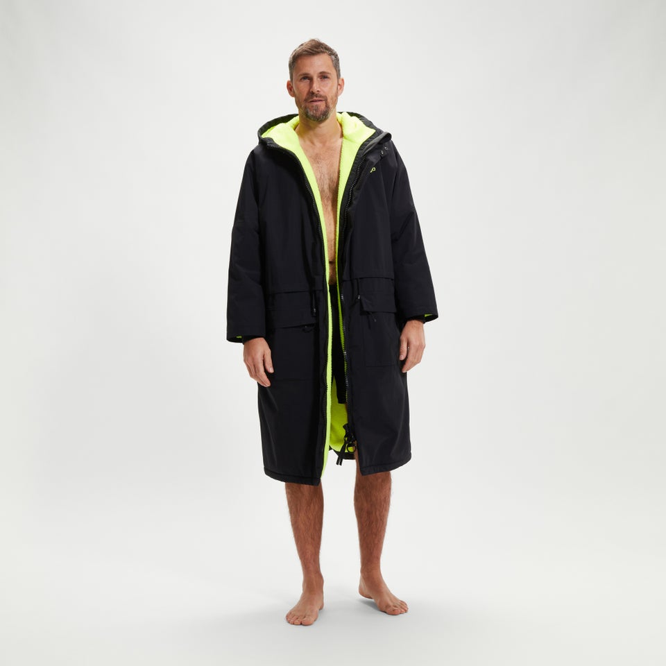 Unisex Change Robe Black/Yellow